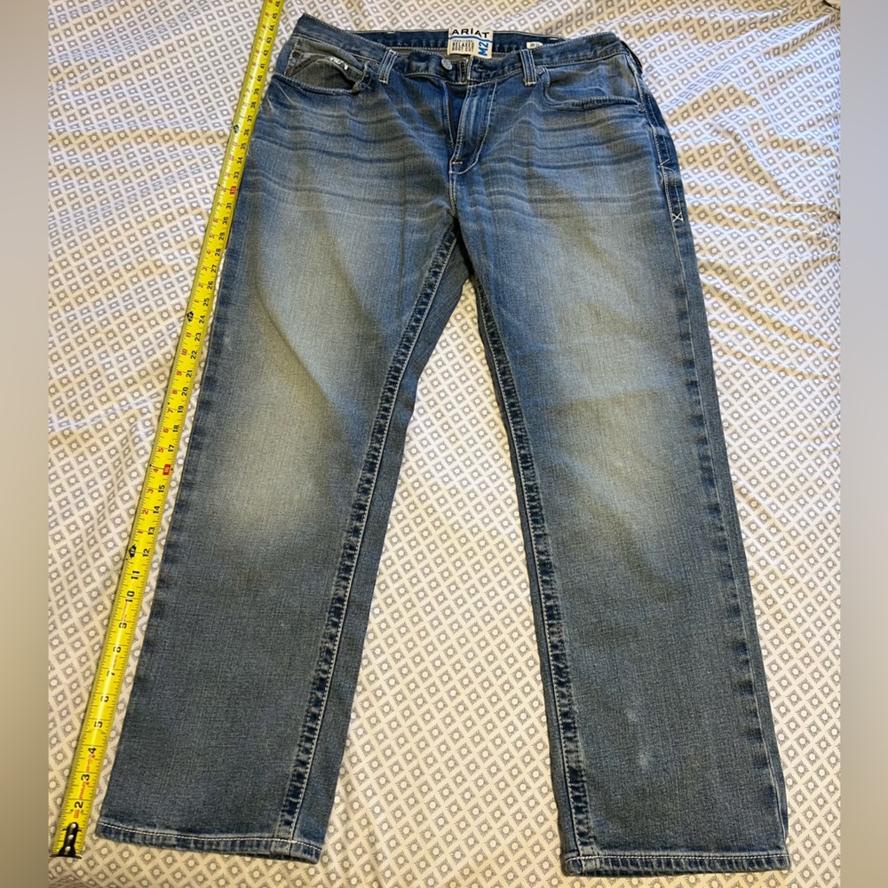 Ariat Men's Faded Blue Bootcut Jeans
